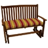 Double Glider Outdoor Cushion in Solid or Print Outdoor Cover - BLZ-9TT-2B-017-REO