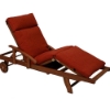 72'' Solid Outdoor Fabric Cushion For Adjustable Chaise - BLZ-9TT-SL-012-REO-SOL