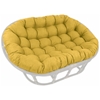 60'' x 48'' Outdoor Fabric Tufted Double Papasan Cushion - BLZ-93304-REO-SOL