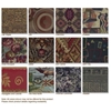 Tapestry Fabric Swivel Rocker Papasan Cushion - BLZ-93310-T