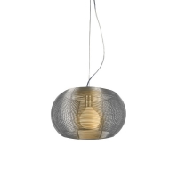Lenox Modern Pendant Lamp - Aluminum, Stainless Steel, Spherical