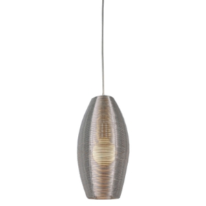 Lenox Pendant Lamp - Aluminum, Stainless Steel, Tapered Cylinder 