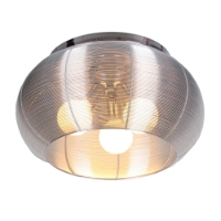 Lenox 3 Light Ceiling Fixture - Aluminum, Stainless Steel