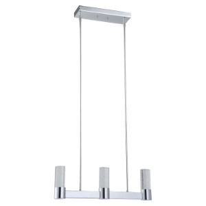 Talon Modern Pendant - 3 Lights, Chrome Finish 