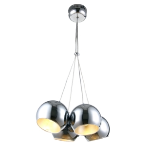 Wade Pendant - Chrome, 4 Lights 