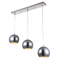 Wade 3-Light Island Pendant - Chrome