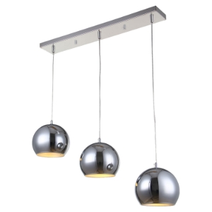 Wade 3-Light Island Pendant - Chrome 