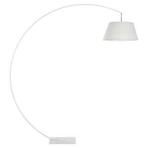 Liberty Modern Floor Lamp - White 