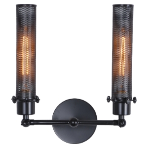 Martel 2-Light Wall Sconce - Black 