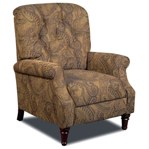 New Hampshire Traditional Recliner - Isle Tobacco Fabric 
