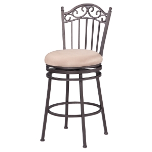 26" Memory Return Swivel Counter Stool - Taupe 