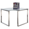 3 Pieces Computer Desk - Glass Top, Stainless Steel Base - CI-6931-DSK-3PC