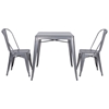 Colton Outdoor Dining Table - Steel, Square Top - CI-8029-DT