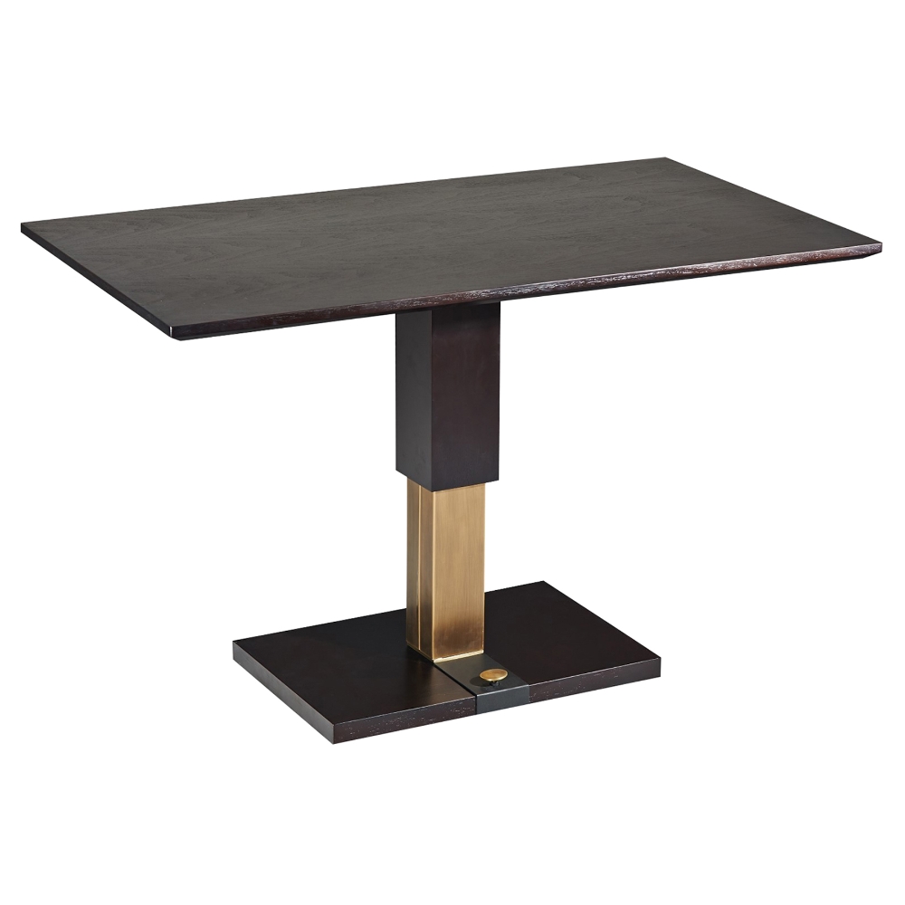 Cocktail Table - Adjustable Height, Pedestal Base, Walnut | DCG Stores