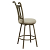 Darcy Counter Stool - Beige Seat, Bronze Frame - CI-DARCY-BS-BGE