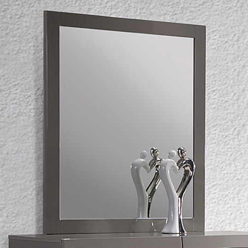 Delhi Mirror - Glossy Gray Frame 