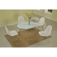 Donna 5 Pieces Dining Set - Extension