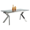 Ella Extendable Dining Table - Butterfly Legs, Tempered Clear - CI-ELLA-DT