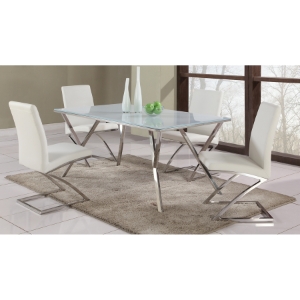 Jade Rectangular Dining Set - White 