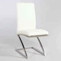 Jade Contemporary Side Chair with Z-Shaped Base