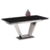 Jessy Rectangular Extension Dining Table - Black - CI-JESSY-DT