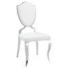Letty Side Chair - Shield Back, Cabriole Legs, White (Set of 2) - CI-LETTY-SC-WHT