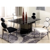 Oprah 5 Piece Contemporary Dining Set - Marble Top Table - CI-OPRAH-5-PC-SET