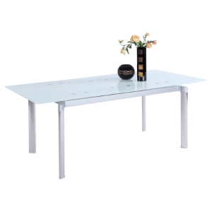 Tara Pop-Up Extension Dining Table - Starphire 