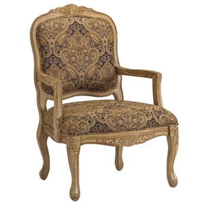 Livingston Accent Chair in Biscotti Finish 