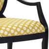 Hannah Polka Dot Print Accent Chair - CP-132-02
