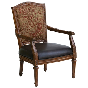 Kent Accent Chair in Cherry Finish 