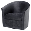 Elizabeth Swivel Chair - Charcoal - CP-2001-02