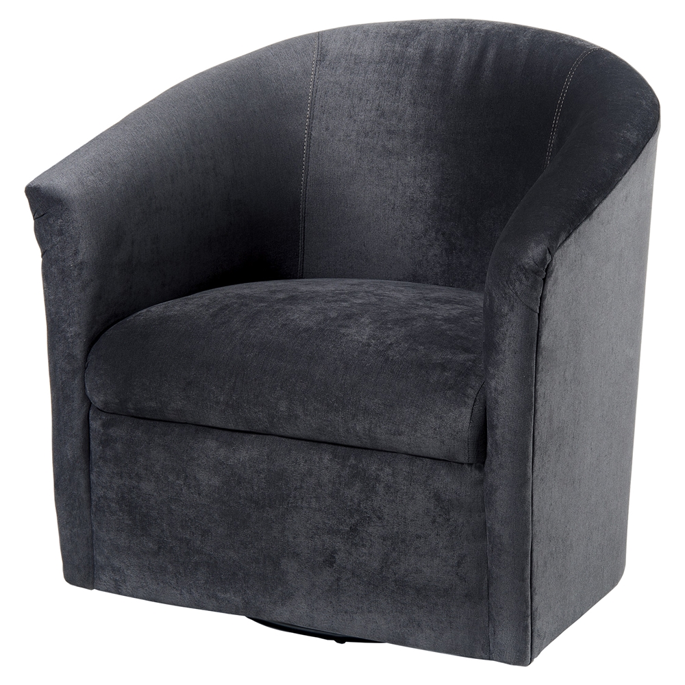 Elizabeth Swivel Chair - Charcoal | DCG Stores