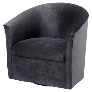 Elizabeth Swivel Chair - Charcoal 