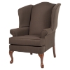 Erin Wingback Chair - Brown, Cherry 