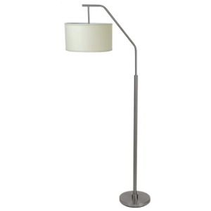 Dinsmore Floor Lamp in Brushed Nickel 