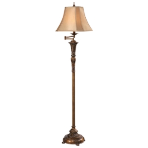 Oriental Gold Floor Lamp 