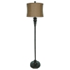 Bronze Floor Lamp with Drum Shade 