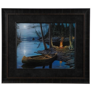 Peaceful Eve 2 Wall Art with Black Frame 