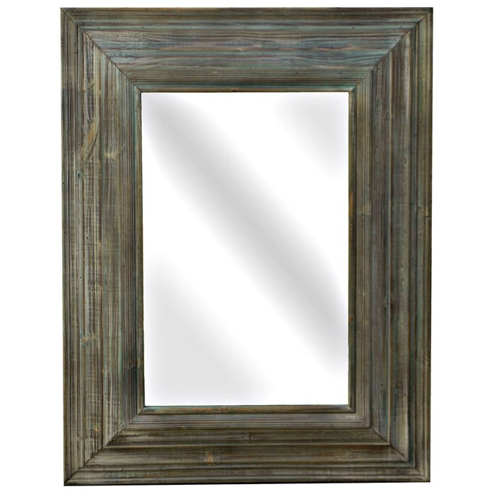 Dakota Rustic Style Rectangular Mirror | DCG Stores
