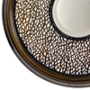 Cassandra Round Mirror with Decorative Metal Frame - CVC-CVIMR011