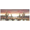 Sunset Oasis Wall Decor on Gallery Wrap Canvas 