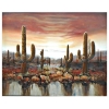 Mirror Lake Wall Decor on Gallery Wrap Canvas 
