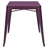 Amelia Metal Cafe Table - Purple - CROS-CF220130-PR