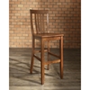 School House Bar Stool with 24 Inch Seat Height - Classic Cherry (Set of 2) - CROS-CF500324-CH