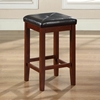Upholstered Square Seat Bar Stool With, Bar Stool 24 Seat Height