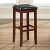 Upholstered Square Seat Bar Stool with 29 Inch Seat Height - Mahogany (Set of 2) - CROS-CF500529-MA