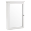 Lydia Mirrored Wall Cabinet - White - CROS-CF7005-WH
