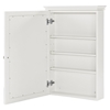 Lydia Mirrored Wall Cabinet - White - CROS-CF7005-WH