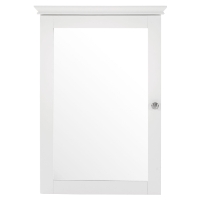 Lydia Mirrored Wall Cabinet - White